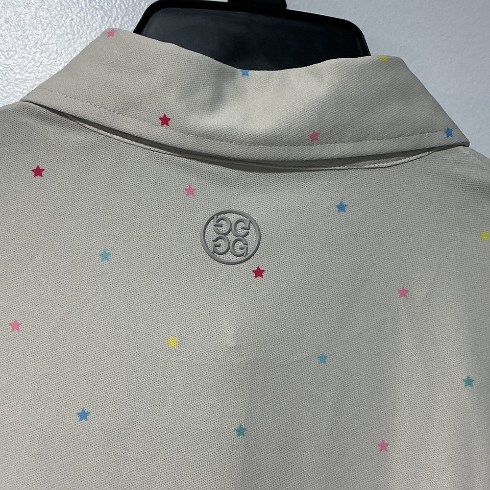 G/Fore Men's Cream Golf Polo Shirt - Picture 5 of 6